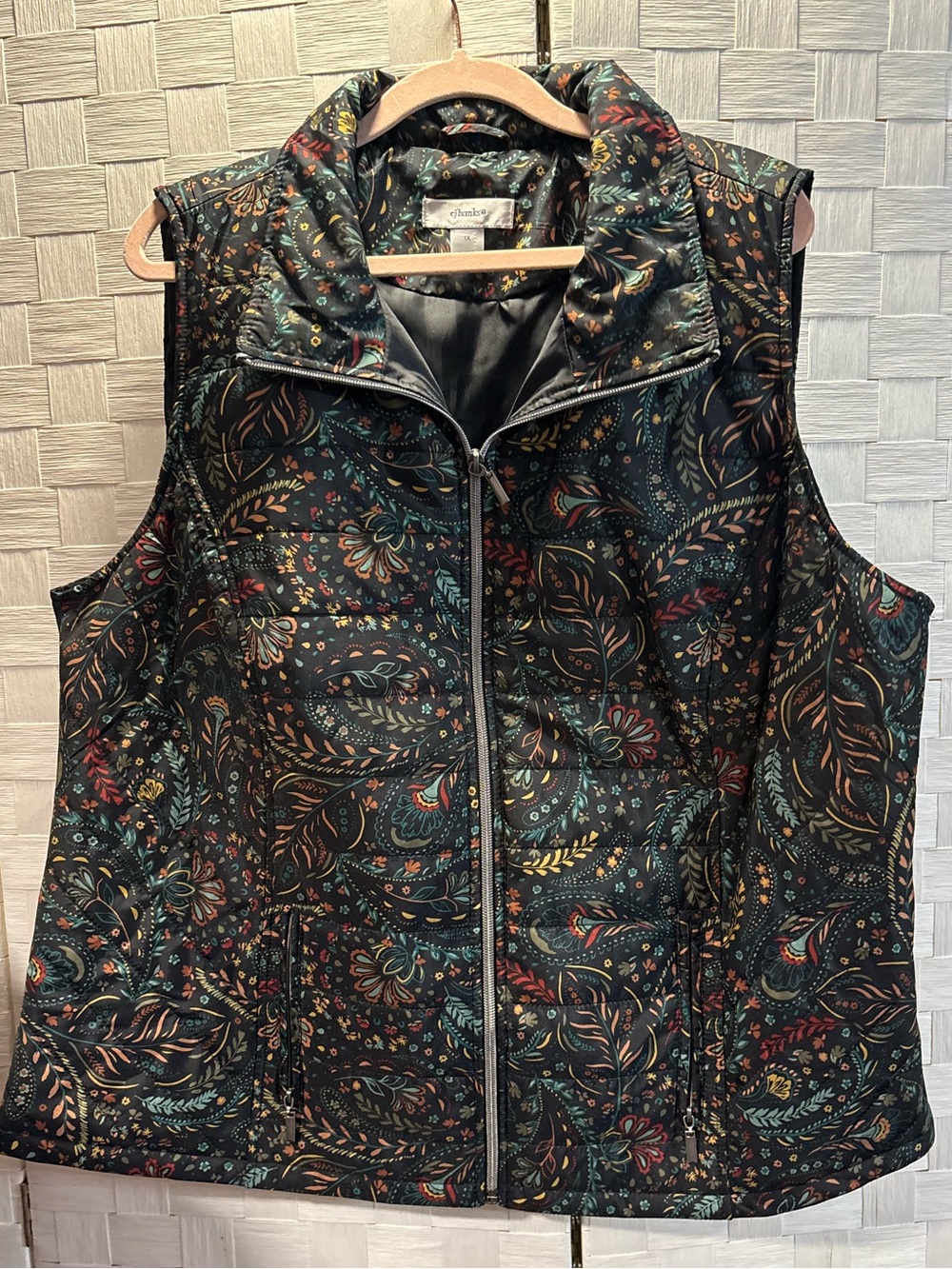 CJ Banks 1X Quilted Vest, cottage, folklore, grandma, western, fall staple, boho